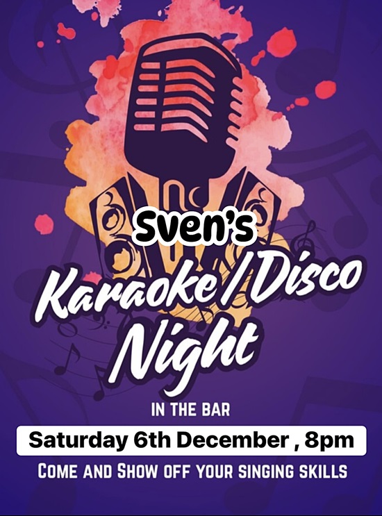 Sven's Karaoke Disco Dec 2025